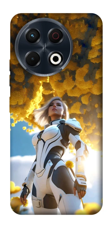 Чохол на TECNO Spark 30 Pro (KL7) Cyber space girl ver.3 фото 1 з 1