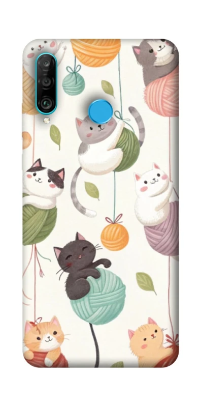 Чохол на Huawei P30 lite Funny Kittens фото 1 з 1