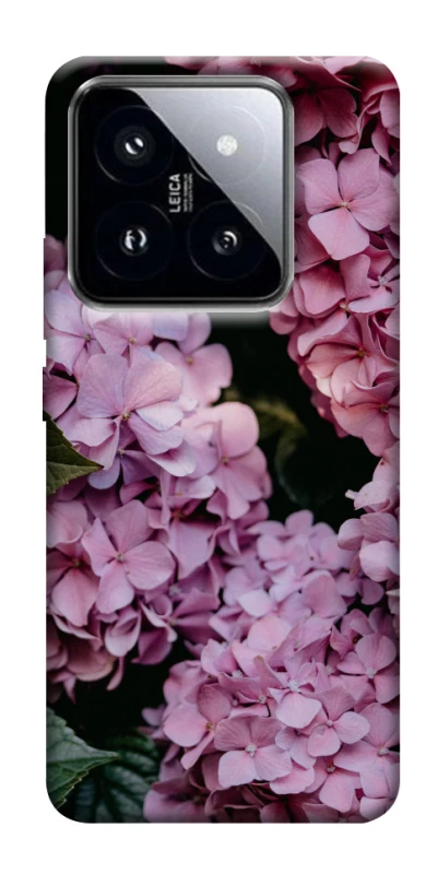 Чохол на Xiaomi 14 Pro Рожеві гартензії фото 1 з 1