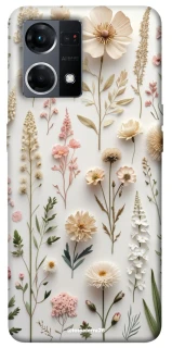 Чохол на Oppo Reno 7 4G Floral design ver.1 фото 1 з 1