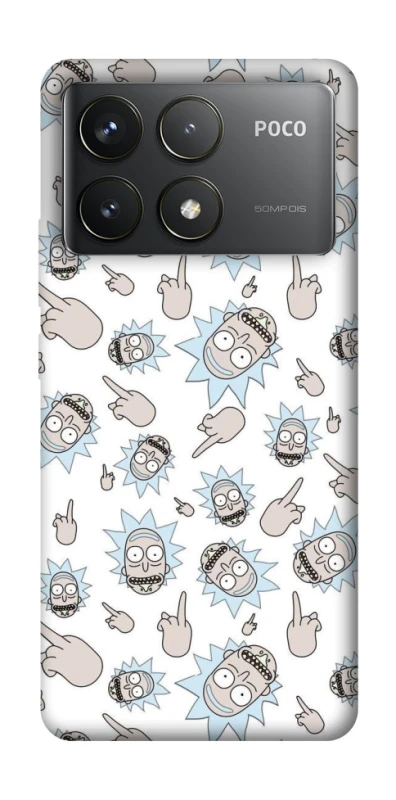 Чохол на Xiaomi Poco F6 Pro Rick and Morty style фото 1 з 1