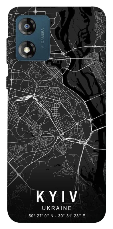 Чохол на Motorola Moto E13 Kyiv map фото 1 з 1