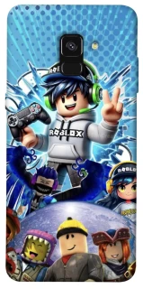 Чехол на Samsung A530 Galaxy A8 (2018) Roblox collage ver.3 фото 1 из 1