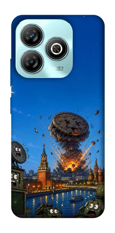 Чохол на ZTE Blade A75 4G Moscow never sleeps ver.8 фото 1 з 1