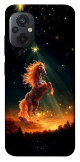 Чохол на Xiaomi Poco M5 Red Fire Horse ver.2 фото 1 з 1