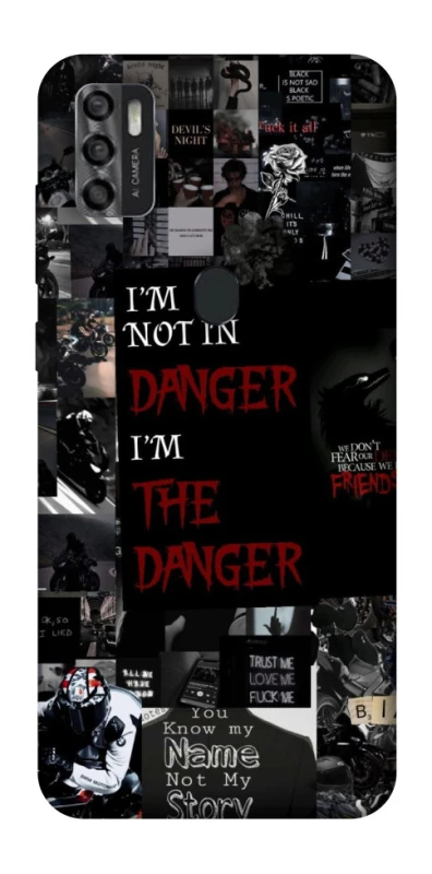Чохол на ZTE Blade A7s (2020) Danger collage фото 1 з 1