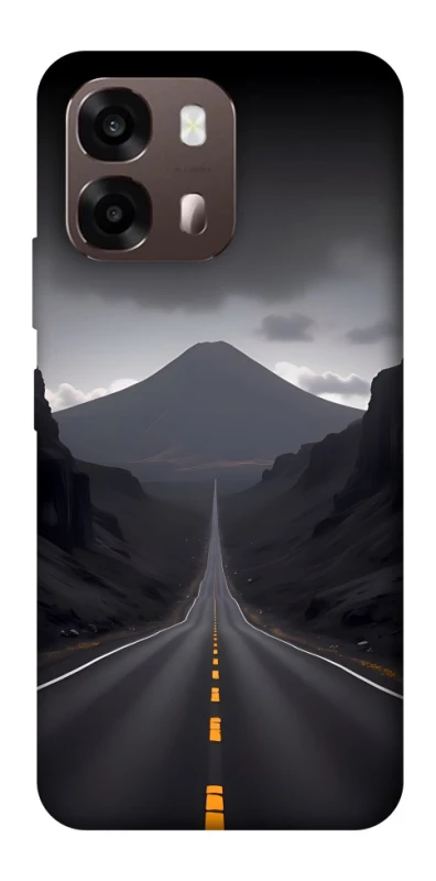 Чохол на Oppo A6 Black mountains фото 2 з 2