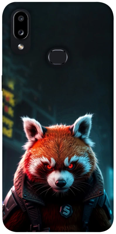 Чохол на Samsung Galaxy A10s Cyber Red Panda фото 1 з 1