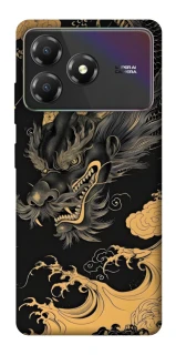 Чохол на ZTE Blade A36 gold dragon фото 1 з 1