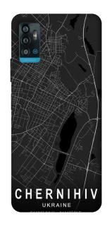 Чехол на ZTE Blade A71 Chernihiv map фото 1 из 1