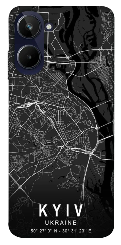 Чохол на Realme 10 4G Kyiv map фото 1 з 1