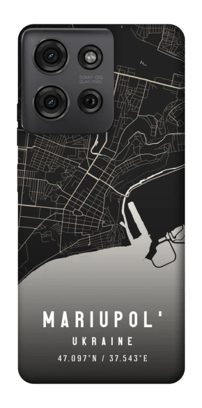 Чохол на Motorola Moto G75 Mariupol map фото 1 з 1