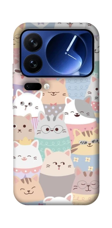 Чохол на Xiaomi Poco F7 Ultra Funny Kittens ver.2 фото 1 з 1