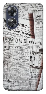 Чехол на Oppo A17 Газеты фото 1 из 1