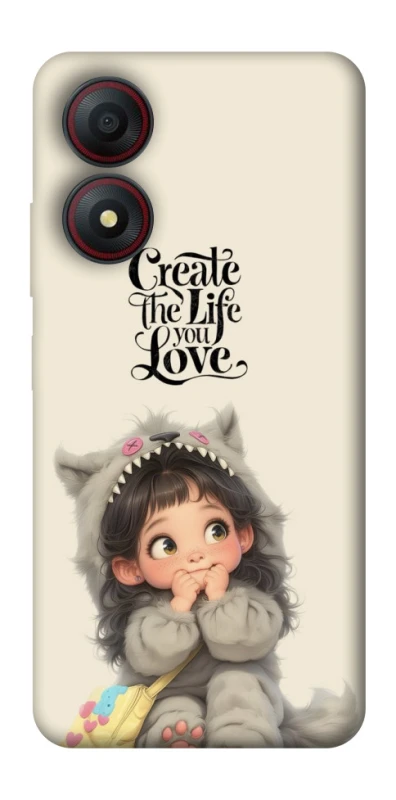 Чохол на ZTE Blade A34 4G Create the life you love фото 1 з 1