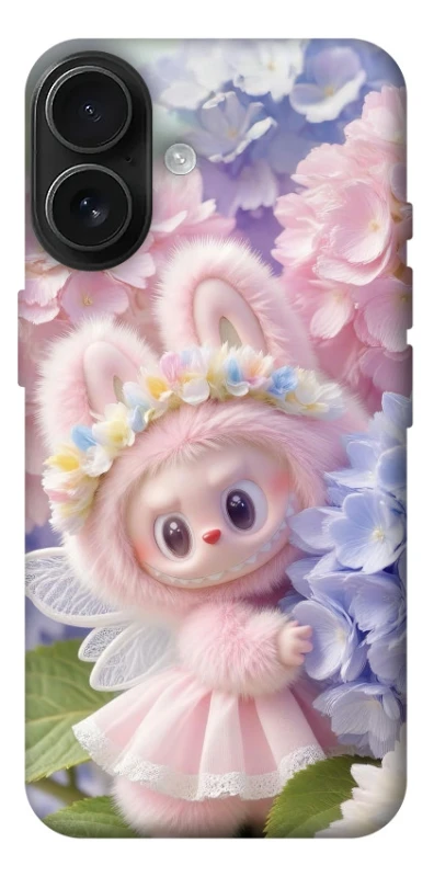 Чохол на Apple iPhone 17 (6.3") Labubu & Flowers ver.1 фото 1 з 1