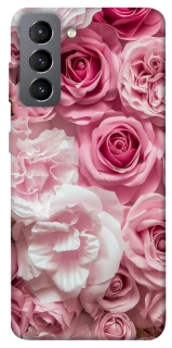 Чохол на Samsung Galaxy S21 FE Рожеві Квіти фото 1 з 1