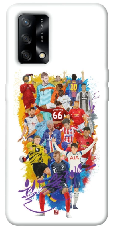 Чохол на Oppo A74 4G Football Abstract v2 фото 1 з 1