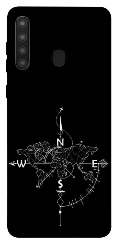 Чохол на Samsung Galaxy A21 Travel Map фото 1 з 1