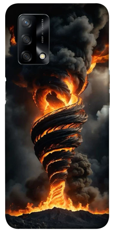 Чохол на Oppo A74 4G Вогняний торнадо фото 1 з 1