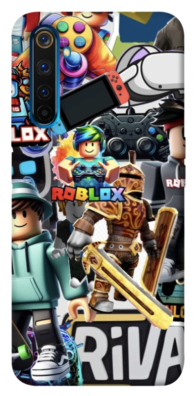 Чехол на Realme 6 Pro Roblox collage ver.1 фото 1 из 1