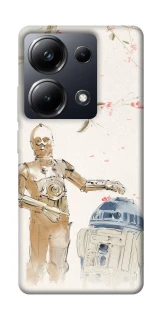 Чохол на Xiaomi Poco M6 Pro 4G Star Wars robots фото 1 з 1