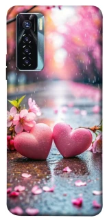 Чехол на TECNO Camon 17 Pro Pink heart фото 1 из 1