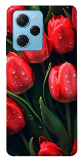 Чохол на Xiaomi Poco X5 Pro 5G Червоні тюльпани фото 1 Чохол на Xiaomi Poco X5 Pro 5G Червоні тюльпани фото 1 з 1