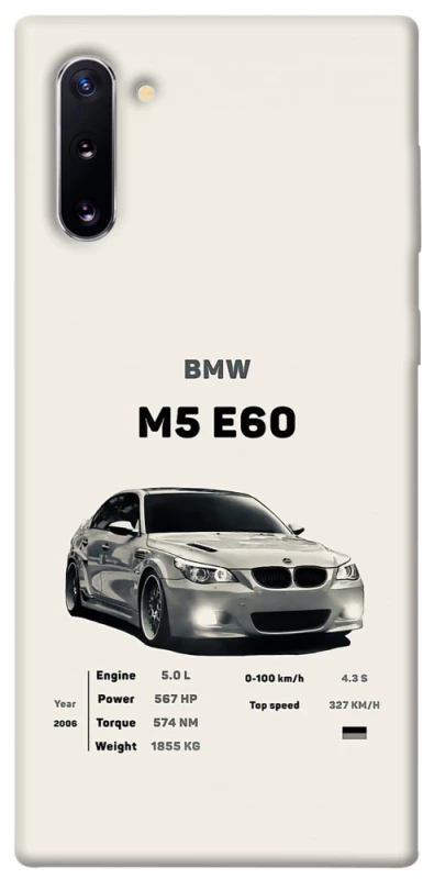 Чохол на Samsung Galaxy Note 10 BMW M5 E60 фото 1 з 1