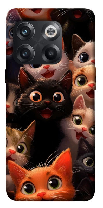 Чохол на OnePlus 10T happy cats фото 1 з 1