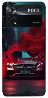 Чехол на Xiaomi Poco X4 Pro 5G Mercedes in smoke фото 1 из 1