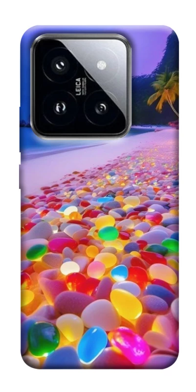 Чехол на Xiaomi 14 Pro Светящиеся камни на берегу фото 1 из 1