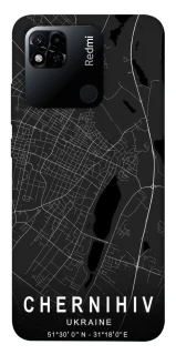 Чехол на Xiaomi Redmi 10A Chernihiv map фото 1 из 1