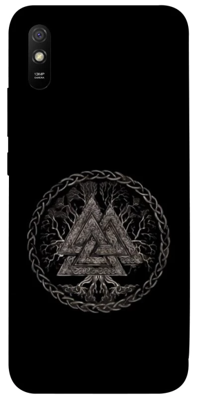 Чехол на Xiaomi Redmi 9A Валькнут v3 фото 1 из 1