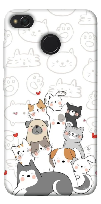 Чохол на Xiaomi Redmi 4X Funny Pets фото 1 з 1
