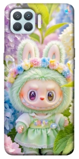 Чехол на Oppo F17 Pro Labubu & Flowers ver.2 фото 1 из 1
