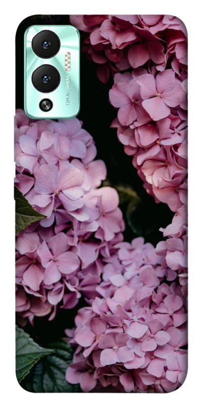 Чохол на Infinix Hot 12 Play Рожеві гартензії фото 1 з 1
