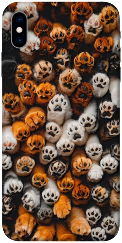 Чехол на Apple iPhone X (5.8") Сat paws фото 1 из 1