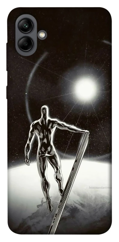 Чехол на Samsung Galaxy A04 Серебряный сёрфер фото 1 из 1