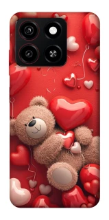 Чехол на ZTE Blade A35 4G bear in hearts фото 1 из 1
