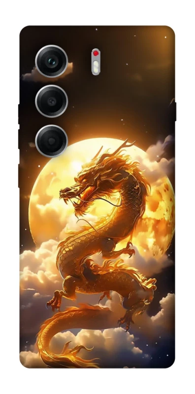 Чехол на Tecno Camon 40 Golden Dragon фото 1 из 1