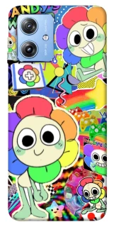 Чехол на Motorola Moto G84 Dandy world collage фото 1 из 1