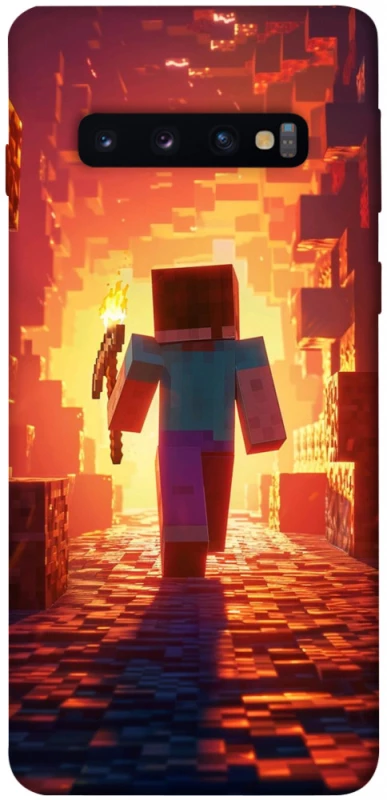 Чохол на Samsung Galaxy S10 Minecraft adventure фото 1 з 1