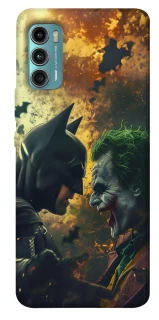 Чехол на Motorola Moto G60 Batman and the Joker фото 1 из 1