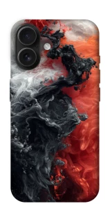 Чехол на Apple iPhone 16 Black and Red фото 1 из 1