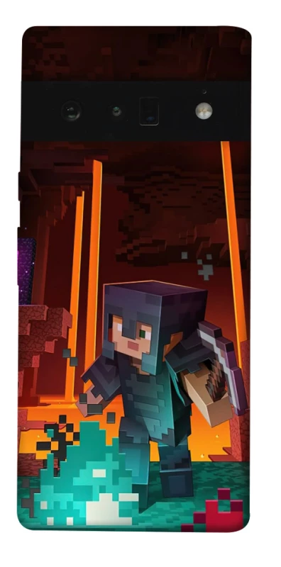 Чехол на Google Pixel 6 Pro Minecraft game adventure фото 1 из 1