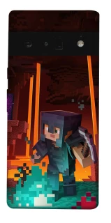 Чехол на Google Pixel 6 Pro Minecraft game adventure фото 1 из 1