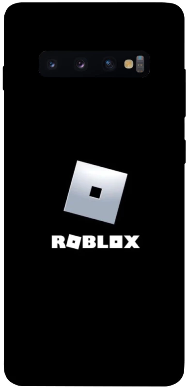 Чохол на Samsung Galaxy S10+ Roblox logo black фото 1 з 1
