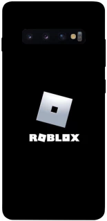 Чохол на Samsung Galaxy S10+ Roblox logo black фото 1 з 1