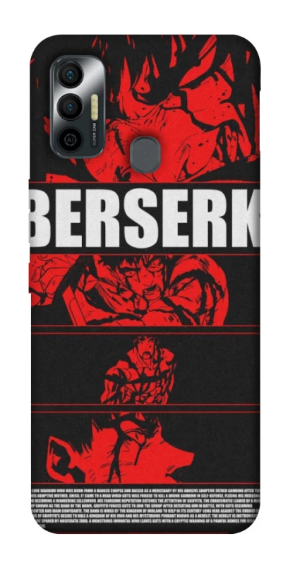 Чехол на TECNO Spark 7 Berserk poster фото 1 из 1